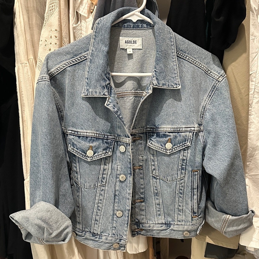 Agolde women’s oversized cropped charli jacket